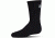 Under Armour Charged Cotton 2.0 Socks, Pack of 6, Black/Gray, 6-7.5 Youth Medium, U322-BLK/GRY-YM