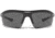 Under Armour Core 2.0 Sunglasses, Black/White Frame, Gray Multiflection Lens U8600082-001001