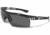 Under Armour Core 2.0 Sunglasses, Black/White Frame, Gray Multiflection Lens U8600082-001001