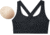 Under Armour Crossback Sports Bra - Womens, Black, X-Small, 1276503001XS