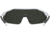 Under Armour Force 2 Sunglasses with Shiny Halo Grey Frame and Ivory Mirror Lens, Medium, UA0011S KB7-UE
