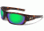 Under Armour Force Storm Sunglasses, Shiny Tortoise/Black Frame,Copper/Green Lens U8630086-960126