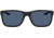 Under Armour Hustle Sunglasses with Shiny Black/Grey Frame and Blue Flash Lens, Medium, UA0005S 807-KU