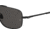Under Armour Impulse Sunglasses with Matte Black Frame and Grey Polarized Lens, Medium, UA0015GS 003-M9