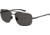 Under Armour Impulse Sunglasses with Matte Black Frame and Grey Polarized Lens, Medium, UA0015GS 003-M9