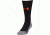 Under Armour Mens Hitch Lite 3.0 Socks, Black/Volcano Orange, 9-11 Medium, U731-BLK/VOL-MD