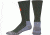 Under Armour Mens Hitch Lite 3.0 Socks, Combat Green/Volcano Orange, 9-11 Medium, U731-COM/VOL-MD