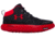 Under Armour Overdrive Fat Tire Hiking Boot - Men's-Black/Red-Medium-8