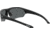 Under Armour Playmaker Sunglasses with Matte Black Frame and Grey Lens, Medium, UA0001GS 003-KA