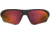 Under Armour Playmaker Sunglasses with Matte Black/Grey Frame and Orange Mirror Lens, Medium, UA0001GS RC2-7F