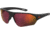 Under Armour Playmaker Sunglasses with Matte Black/Grey Frame and Orange Mirror Lens, Medium, UA0001GS RC2-7F