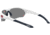 Under Armour Playmaker Sunglasses with Matte White Frame and Baseball Tuned Blue Mirror Lens, Medium, UA0001GS 6HT-W1