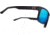 Under Armour UA Assist Sunglasses, Gray with Blue Multiflec Lens, Satin Black, One Size Fits Most, UA8600101-010161