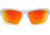 Under Armour UA Octane Sunglasses, Orange Multiflection Lens, Shiny White, One Size Fits Most, UA8600094-100941