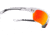 Under Armour UA Octane Sunglasses, Orange Multiflection Lens, Shiny White, One Size Fits Most, UA8600094-100941