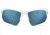 Under Armour UA Octane Sunglasses, Tuned Baseball Blue Lens, Satin White/Black, One Size Fits Most, UA8650094-110164