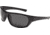 Under Armour UA Powerbrake Sunglasses, Gray Lens, Satin Black, One Size Fits Most, UA8600105-010100