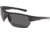 Under Armour UA Propel Sunglasses, Gray Lens, Shiny Black, One Size Fits Most, UA8600106-000100