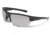 Under Armour UA Propel Sunglasses, Gray Polarized Lens, Shiny Black, One Size Fits Most, UA8640106-000118