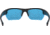 Under Armour UA Propel Sunglasses, Rubber Gray Blue Lens, Satin Black, One Size Fits Most, UA8600106-010161
