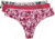 Under Armour UA Pure Stretch Print Thong - 3-Pack, Large, Aubergine, 1325617696LG