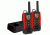 Uniden 30-Mile GMRS/FRS Radio - 2 Radios, Micro USB, Charge Cradle, headset jack, Red/Black GMR3055-2CK