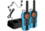 Uniden 40-Mile GMRS/FRS Radio - 2 Radios, Micro USB, Charge Cradle, Splashproof, Headset, Blue/Black GMR4055-2CKHS