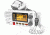 Uniden Oceanus D Submersible Class D DSC Marine Radio, White, VHF, 1Watt/25Watts, 7in. W x 3in. H x 6in. D UM415