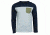 United By Blue Standard Long Sleeve Colorblock Pocket Shirt - Men's-Navy-Small