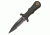 United Cutlery Combat Sub Commander Mini Boot Knife, Black Combo Blade UC2724