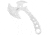 United Cutlery Hibben Gen X Pro Throwing Axe With Sheath One-Piece 4Mm Stainless Steel 5 7/8in Blade, GH5043