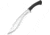 United Cutlery Honshu Boshin Kukri Knife, 19.63in Overall, 13.13in Satin 7Cr17Mov SS Blade, Black Tpr Handle, Inward Curving Gurka Blade Profile, Black Leather Sheath, UC3241