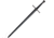 United Cutlery Honshu Broadsword Black Blade UC3265B