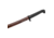 United Cutlery Honshu Damascus Wakazashi, 40.5in Overall, 30.25in Blade, Black Checkered Tpr Handle, SS Guard, Hellfire Damascus Steel Blade, Black Tpr Scabbard, Black, UC3125D