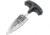United Cutlery Honshu Large Push Dagger, 5.88in Overall, 3.38in Satin Double Edge 7Cr17Mov SS Dagger Blade, Black Tpr Handle, Black Leather Sheath, UC3250