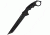 United Cutlery Honshu Ring Fighter,12.125in Black Tanto Plain,Black Handle UC3073