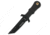 United Cutlery Sub Commander Black Fixed Blade Mini Boot Knife,2.5in Drop Point Steel Blade,TPR Rubberized Handle UC3120