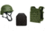 United Shield Active Shooter Level IV, PST 650 Helmet, 2 10inX12in Zeta6h Plates, OD Green, Small ASLIV-S-ODG