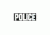 United Shield Police Placard POLICE-V