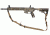 United States Tactical D2 2-Point 1.25in Tactical Sling, Coyote, UST-SLD00202QH