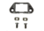 Unity Tactical ModButton Lite M-LOK Mounting Kit, Black, MBL-MLOK-BLK