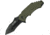 US Army Linerlock A/O Green Folding Knife,3.5in,Tanto,Olive Green,G10 Handle, A-A1014GN