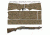 US Night Vision Tiger Stripe Camo Pre-Cut Universal Shotgun Skin Vinyl Wrap, 20x30in, All Terrain Tiger 056531