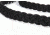 Cynology War Labs Hand Braided 4 Foot Leash with Kong Frog Connector, Black