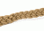 Cynology War Labs Hand Braided 1 Foot Leash with Kong Frog Connector, Coyote