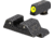 USED EDEMO Trijicon Glock HD Night Sight Set - Front Sight Yellow Outline / Green Tritium, Rear Sight Black Outline / Green Tritium, GL101Y, EDEMO1, EDEMO1, Condition Fair, Scratches