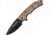 USMC The Specialist Linerlock A/O Folding Knife,3.75in,Stainless Steel,Digital Brown Camo,Aluminum Handle USMA1047DM