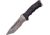 USMC Vindicator Fixed Blade Knife, 5.75in, Tanto, Gray Titanium, Black, G10 Handle USM2009GY
