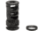 UTG Pro AR15 Stubby Muzzle Brake, 9mm, 1/2X28in Three Chamber Muzzle Brake, Black, TLUMD03