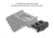 Leapers UTG Pro Super Slim RMR 45 Degree Angle Mount, Picatinny, Black, MT-RMR45